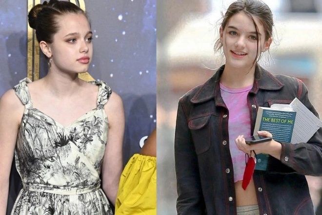 Same in puberty, Suri Cruise amp;#34;beatamp;#34; Angelina's daughter who was going to be transgender - 7
