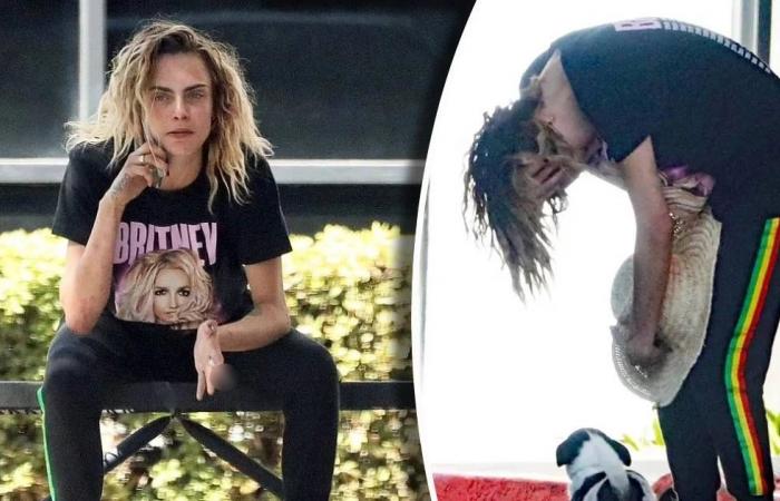 International supermodel Cara Delevingne causes anxiety because of going barefoot and acting strange