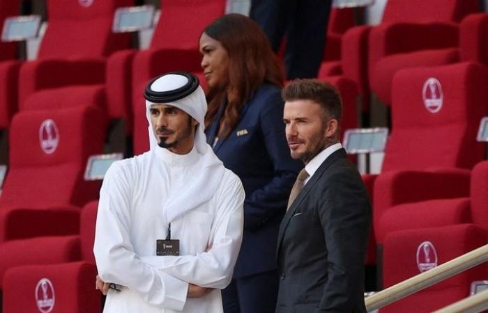 The feverish photo of David Beckham and the prince of Qatar