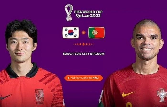VTV2 Live football Korea vs Portugal 10pm today 2/12 World