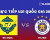 Live football U21 Gia Dinh vs Hanoi today 26/12