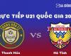 Live football U21 Thanh Hoa vs Ha Tinh today 26/12